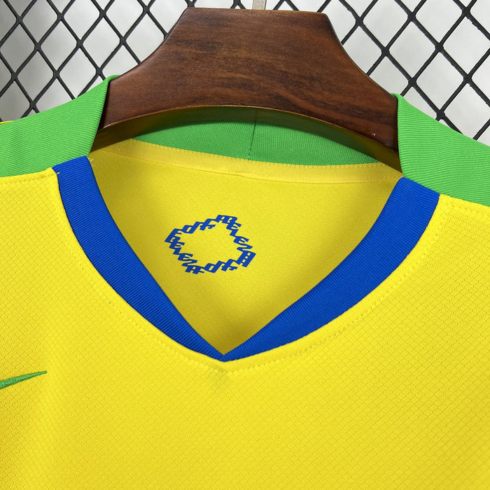 Brazil 2025/26 Home Fan Version Jersey - Brasil