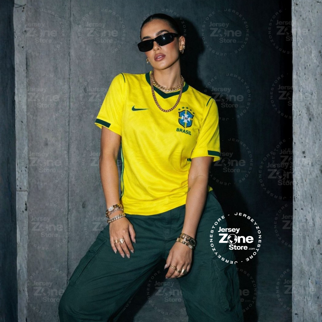 Camisa Brazil World Cup 2026 Feminina - Women - Fan Version Brasil