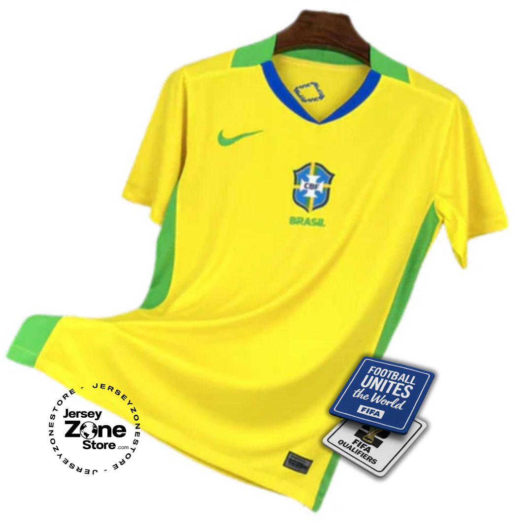 Brazil 2025/26 Home Fan Version Jersey - Brasil