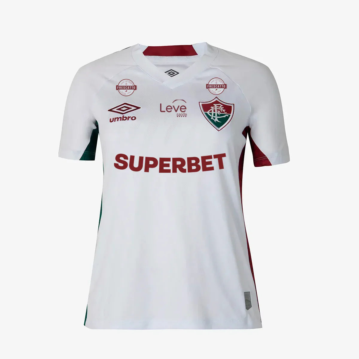 Camisa Feminina Umbro Fluminense 2025/26 II  - All Sponsor e Patch Mundial