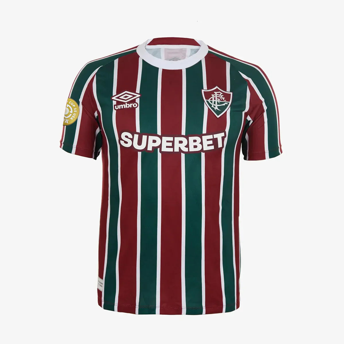 Camisa Umbro Fluminense 2025/26 I Jogador Authentic Player [Slim Fit] Player [Slim Fit] Player [Slim Fit] - Patch Mundial [Slim Fit]