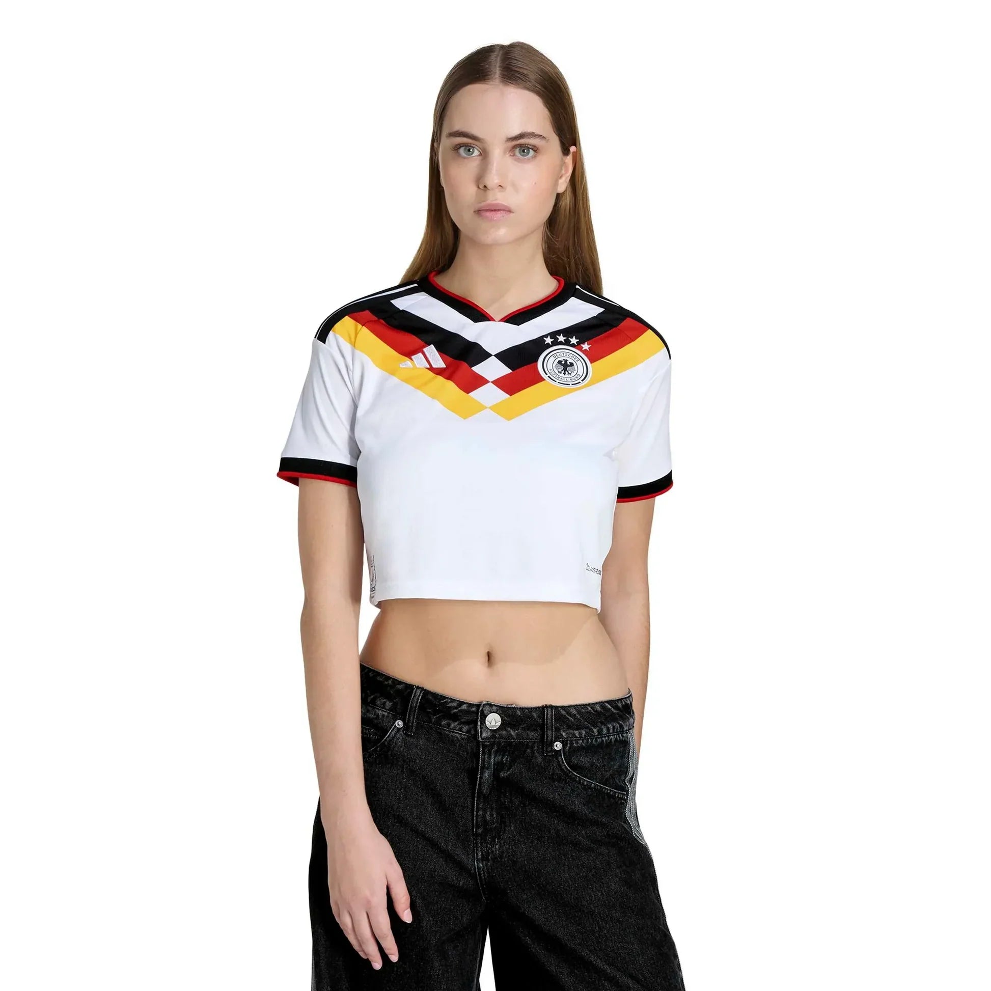 2026 Germany Women's Stadium Home Cropped Soccer Jersey World Cup 2026