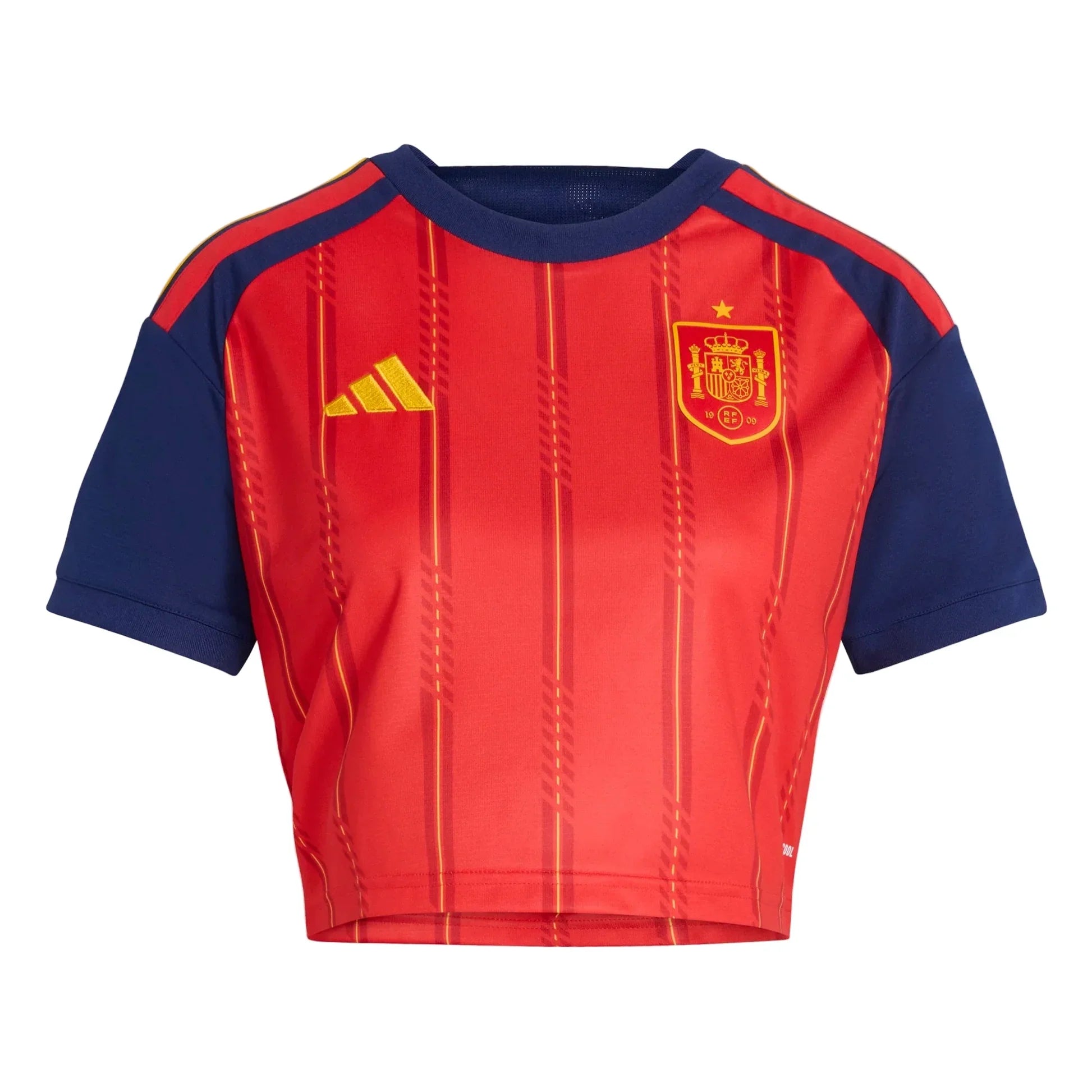 2026 Spain Women's Stadium Home Cropped Soccer Jersey - World Cup 2026