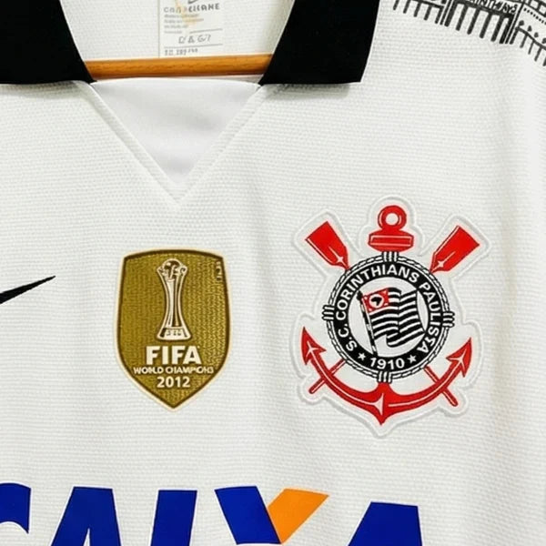 CAMISA RETRO CORINTHIANS TITULAR 2013 BRANCA MASCULINA