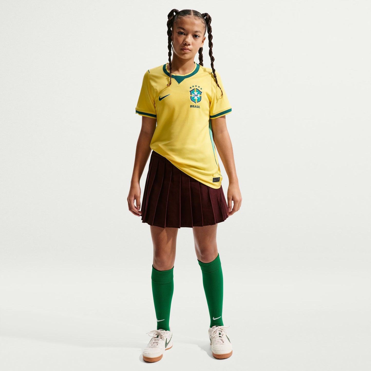 Kids Kit Brazil Woman 2026/2027 Fan